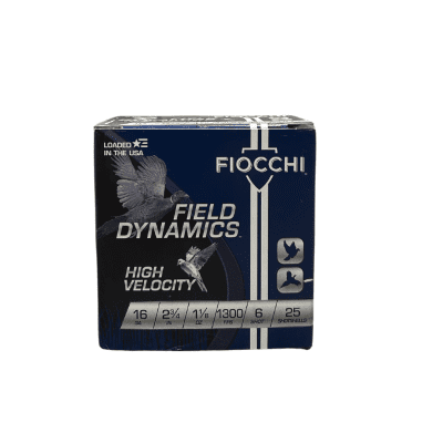 Fiocchi High Velocity Field Dynamics 16G 2.75" 1 1/8oz 6 Shot