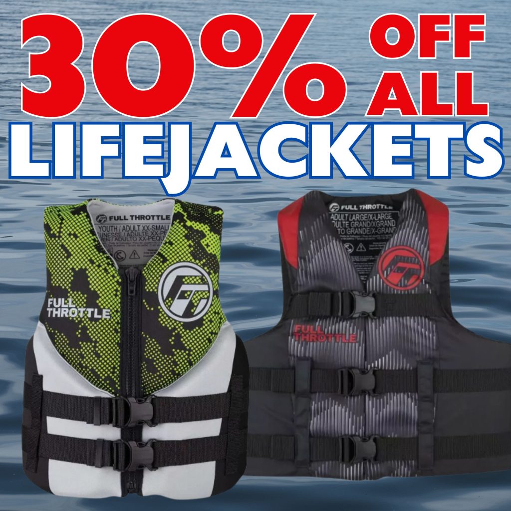 30% Off Lifejackets | Life Jackets on sale | Seasonal Lifejacket sale | Cheap Liufe Jackets | Minnesota | Minneapolis