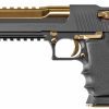 Magnum Research Desert Eagle MK XIX .50AE 6in. barrel Gold and Black DE50BATG from the left