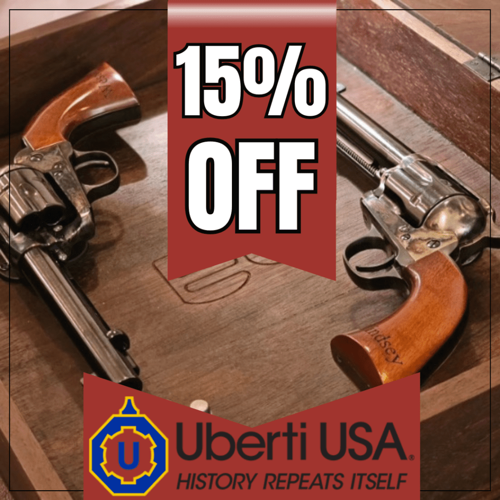 15% Off All Uberti USA Guns with coupon code "UBERTI"