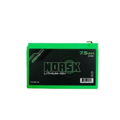 NORSK LITHIUM 7.5AH LI-ION BATTERY W/LED INDICATOR 20-110
