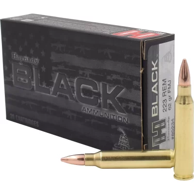 Hornady BLACK™ FMJ .223 Remington 62-Grain Rifle Ammunition - 20 Rounds