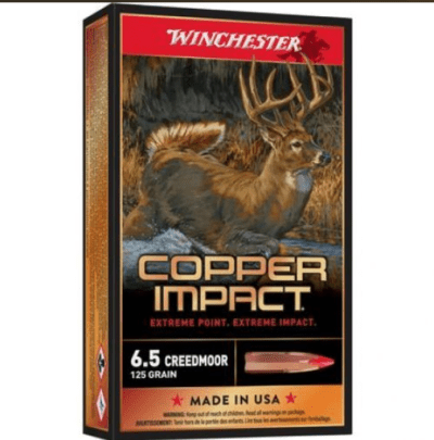 Winchester Copper Impact 6.5mm Creedmoor 125 Grain