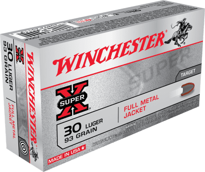Winchester 30 Luger 7.65mm 93gr FMJ