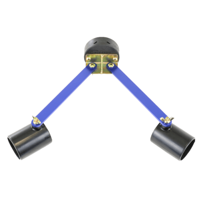 Clam Two-Position Horizontal Rod Holders