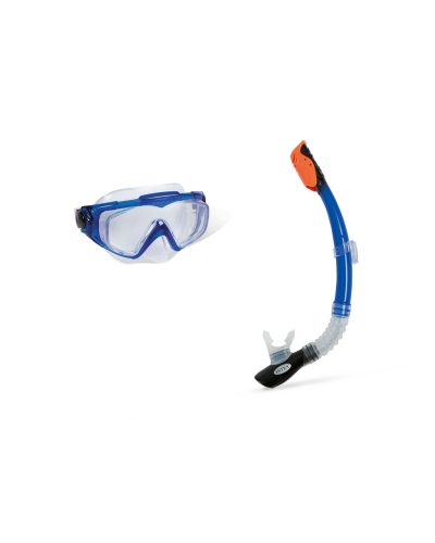 Silicone Aqua Sport Swim Mask and Snorkel Set