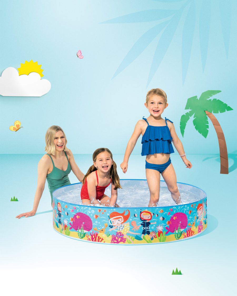 Snapset® Snorkel Fun Kiddie Pool - 4' x 10"