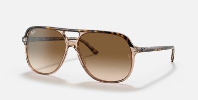 RAY-BAN BILL HAVANA ON TRANSPARENT BROWN W/ CLEAR GRADIENT BROWN 12925160