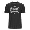 SIMMS MENS FLY PATCH T-SHIRT CHARCOAL GREY