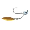 GREAT LAKES FINESSE SNEAKY UNDERSPIN WHT SHAD GOLD BLADE