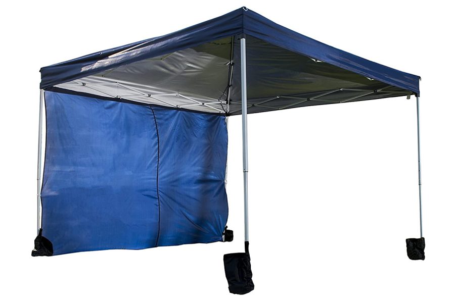 WFS CANOPY 10X10 W/ WALL BLUE GZ34-BLUE