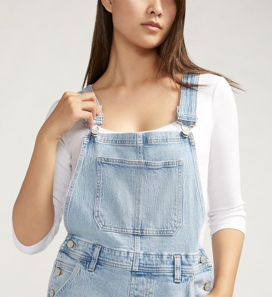 SILVER JEANS SHORTALL RELAXED FIT