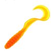 Mister Twister Curly Tail Grub - 3'' - Chartreuse/Orange Core