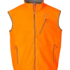 Thacha Fleece Vest in Blaze Orange