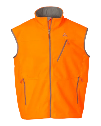 Thacha Fleece Vest in Blaze Orange