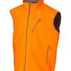 Thacha Fleece Vest in Blaze Orange