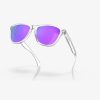 Frogskins Prizm Violet Lenses Polished Clear Frame