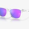 Frogskins Prizm Violet Lenses Polished Clear Frame