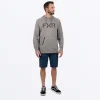 FXR Men's UPF Pilot Hoodie Stone & Asphalt