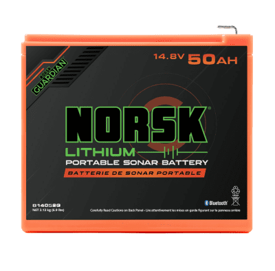 NORSK 14.8 VOLT 50 AMP BATTERY WITH CHARGER