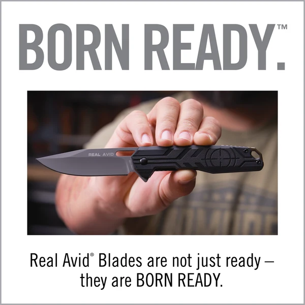 Real Avid Born Ready Spring Assist Pocket Knife AVRAV4 Real Avid Born Ready Spring Assist Pocket Knife AVRAV4